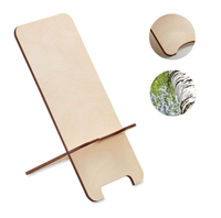 Support de téléphone en bois pas cher avec support en bois de bouleau pour bureau