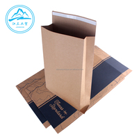 Enveloppes en papier kraft A4 avec logo personnalisé, sacs de rangement écologiques de grande taille pour l'emballage des vêtements, livraison express