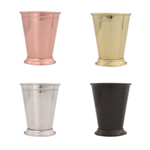 Bicchieri Mint Julep in Acciaio Inox Nero e Argento per Uso Promozionale, per France <span class=keywords><strong>Max</strong></span> & Jack's Karhu Miltonduff - Product Image 3