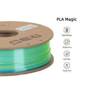Filament d'impression 3D <span class=keywords><strong>R3D</strong></span> Tricolor 2 <span class=keywords><strong>PLA</strong></span>, 3 couleurs en 1, diamètre 1,75 mm, tolérance 0,02 mm, 190-220, longueur 330 m, certifié ROHS/ISO - Product Image 6