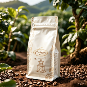 Sachets d'emballage personnalisés OEM imprimés 500g 1kg à scellage central pour café, lait en poudre, protéines de lactosérum - Product Image 1