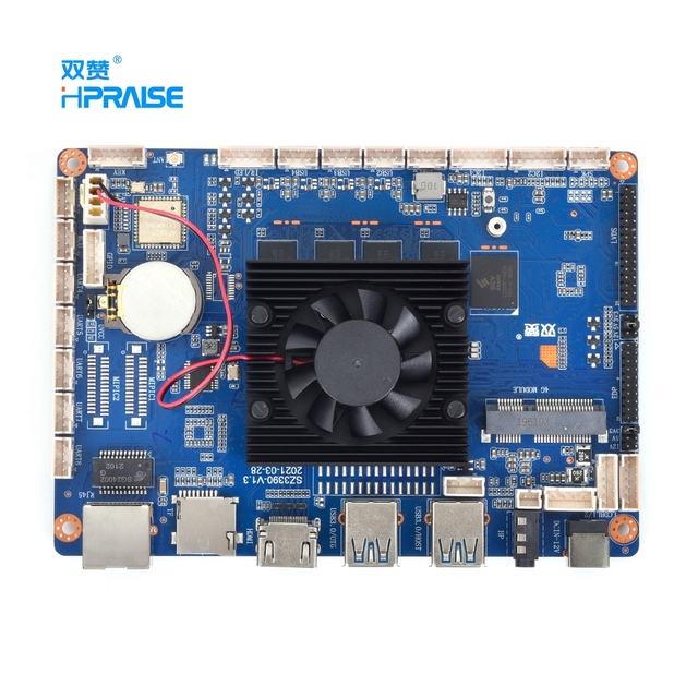 Rockchip Rk3399 Motherboard Arm Embedded Face Recognition Aiot Motherboard Lvds 4g Industrial Iot Rk3399 Board