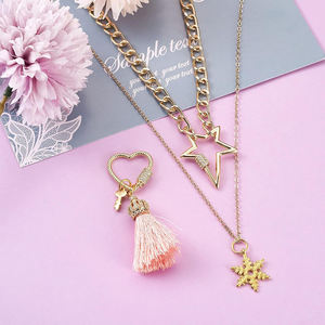 ABO mode Micro pavé zircon cubique <span class=keywords><strong>vis</strong></span> porte-clés fermoirs à <span class=keywords><strong>vis</strong></span> connecteurs diamant incrustation pendentif fermoirs <span class=keywords><strong>pour</strong></span> la fabrication de bijoux - Product Image 2