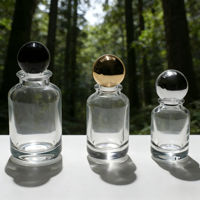 Flacons de parfum en verre transparent 30ml 100ml à pompe pulvérisatrice, avec bouchon en option, pour crème visage, faux cils, fard à joues - Vente chaude