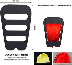 Pañuelo de bolsillo de colección de sólidos Handkerchirf de varios colores para hombres de negocios - Product Image 4
