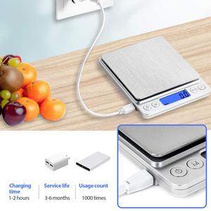 Mini Báscula Digital de Bolsillo para Joyería, 500g 0.01g, Medición de Peso, Pantalla LCD Multi-Unitaria, Funciona con Batería - Product Image 6