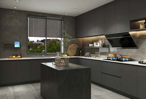 Fabricante de armarios de cocina modulares, armario de diseño personalizado - Product Image 3