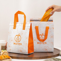 Bolsa Térmica Portátil Desechable con Diseño de Dibujos Animados y Asa para Niños, para Café, Leche, Té y Empaque de Pasteles