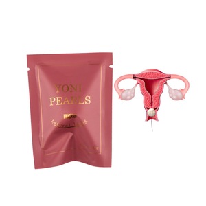 Частная торговая марка, многоразовые тампоны yoni pearl из органического хлопка, пластиковый аппликатор, коробка для натуральных тампонов - Product Image 2