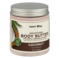 Isner Mile OEM/ODM Marque Privée Naturelle Sans Cruauté Animale Crème Fouettée au Beurre de Karité et à la Noix de Coco pour le Corps