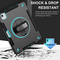 [ pour iPad Air 8e génération ] Étui de protection robuste antichoc avec support rotatif à 360° pour iPad Air 8e génération 11 pouces, étui M4 2026 A3463