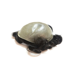 Della pelle DELL'UNITÀ di elaborazione di 8x10 pollici Toupee degli uomini Reale Parti Dei <span class=keywords><strong>Capelli</strong></span> Umani di Colore #4 Marrone Toupee Dei <span class=keywords><strong>Capelli</strong></span> Per uomini <span class=keywords><strong>Parrucche</strong></span> - Product Image 3