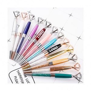 Stylos en métal durables personnalisés avec diamants - Vente en gros pour cadeaux promotionnels et événements - Product Image 1
