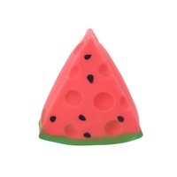 Jouet anti-stress en mousse TPR en forme de pastèque, doux, pour soulager l'anxiété, boule de décompression, figurine ludique en forme de fruit