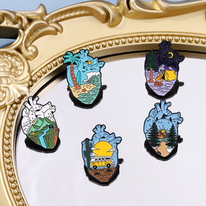 Pin <span class=keywords><strong>de</strong></span> Solapa Esmaltado Ocean Heart con Diseño Premium <span class=keywords><strong>de</strong></span> <span class=keywords><strong>Rosa</strong></span> y Mariposa <span class=keywords><strong>de</strong></span> <span class=keywords><strong>Van</strong></span> <span class=keywords><strong>Gogh</strong></span> para Médicos y Enfermeras, Pines <span class=keywords><strong>de</strong></span> Solapa <span class=keywords><strong>de</strong></span> Anatomía Esmaltados - Product Image 5