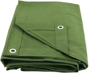 truck canvas cover tarpaulin pvc canvas olive green color waterproof polyester fabric plastic