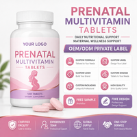 Comprimés multivitaminés prénatals, comprimés multivitaminés prénatals à l'acide folique, complément alimentaire prénatal quotidien OEM