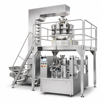 Machine de capsulage de poches souples à bec verseur clé en main, à commande servo, pour le dosage de purée, de pâte et de condiment
