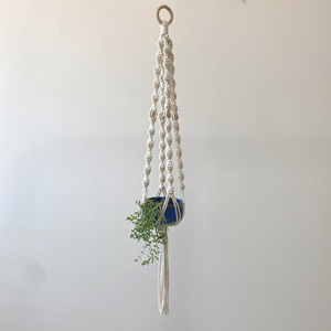 Macramé para Plantas, Cesta de Flores Bohemia, <span class=keywords><strong>Tapiz</strong></span> de Flores Tejido a Mano Nórdico - Product Image 3