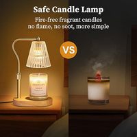Pemanas Lilin Mewah Kustom OEM/ODM dengan Kontrol Suhu, Konfigurasi Tinggi yang Dapat Disesuaikan, Lampu Pemanas Lilin Dua Bohlam