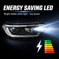 Phare avant droit à LED OEM 17G941036 17G941035 avec DRL à allumage instantané pour VW Jetta VII Sagitar 2019-2024 Berline Compacte