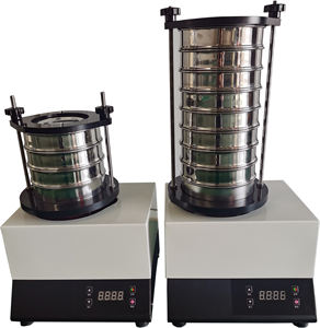 Tamis de test en acier inoxydable OZEO Tamis de test de laboratoire Shaker Équipement de laboratoire Agitateur d'analyse de poudre - Product Image 1