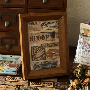 Autocollants décoratifs en papier style <span class=keywords><strong>INS</strong></span>, 100 feuilles, lettres rétro, pour scrapbooking, motif journal vintage - Product Image 5