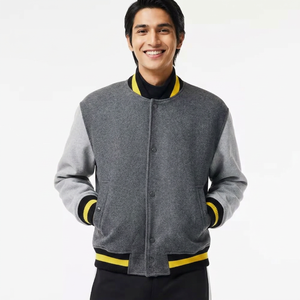 Fashion Varsity <b>Jacket</b> for <b>Man</b> Designed with Oversized Chenille <b>Letter</b> Patch and Durable Fabric CollegeBaseballjacket for <b>men</b> - Product Image 1
