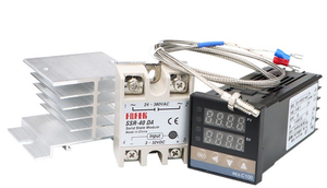 REX-C100 תרמוסטט + צמד תרמי + 40DA מצב מוצק ממסר + רדיאטור טמפרטורת בקרת סט - Product Image 5