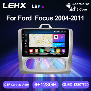 LEHX L6Pro <span class=keywords><strong>2</strong></span> <span class=keywords><strong>Din</strong></span> Android Auto Carplay Autoradio pour <span class=keywords><strong>ford</strong></span> <span class=keywords><strong>Focus</strong></span> EXI MT <span class=keywords><strong>2</strong></span> 3 <span class=keywords><strong>Mk2</strong></span> 2005 -2011 Player 2din Stereo GP Car DVD Player - Product Image 2