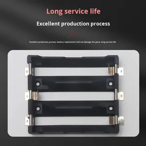 Feiben 1 2 3 4スロットSMT <span class=keywords><strong>SMD</strong></span> DIP THMタイプ21700セルホルダーバッテリーホルダーケースブラケット（ピン、ワイヤー、ナイロン付き） - Product Image 1