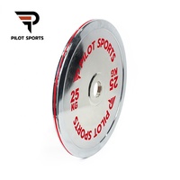 Pilot Sports Factory vente directe logo personnalisé plaques d'haltères disques de compétition plaque de poids calibrée pour bar