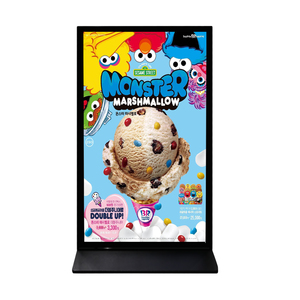 75インチ屋内床立っている非タッチフルスクリーンAndroid窓キオスク4Kデジタルサイネージ<span class=keywords><strong>LCD</strong></span>ディスプレイ - Product Image 1