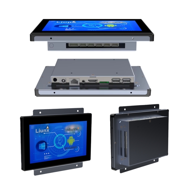 Industrial Grade Touch Screen Monitor 7-19" 500 Nits Brightness PCAP Touch IP65 Metal Open Frame for Manufacturing HMI