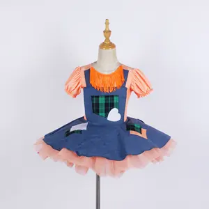 Robe de danse patch pour petites filles The Little Match Girl ballet tutu scène performance costume de danse