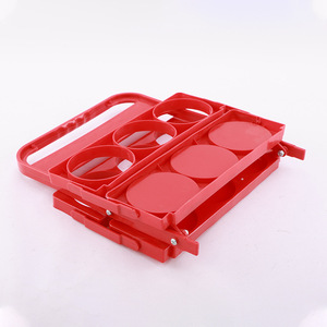 Bandeja de plástico para cerveza, 6 botellas, verde, plegable, para fiestas, camping al aire libre - Product Image 3