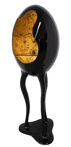 ضوء فاخر أوريون عصري مستقبلي أسود ذهبي خزانة عرض زجاجية خفيفة أثاث غرفة المعيشة بار جاف - Product Image 3