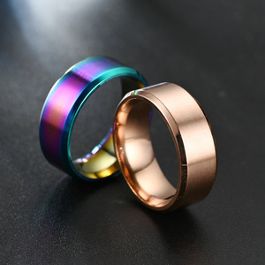 Anillo de tungsteno clásico de 8 mm en <span class=keywords><strong>6</strong></span> colores para hombre, anillo de acero inoxidable cepillado para mujer, alianza de boda, accesorios de joyería para parejas - Product Image 4
