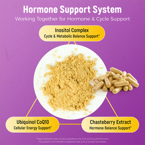 Chinaherbs - 60 Cápsulas de Inositol y Chasteberry, Suministro para 15 Días, Apoyo al Ciclo Hormonal, Suplementos Herbales para la Fertilidad - Product Image 5