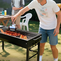 Outil de barbecue rechargeable en acier inoxydable, nettoyeur de grille électrique sans poils, brosse rotative pour le nettoyage de la grille