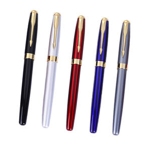 Juego de Bolígrafos Roller de Metal con Logotipo Personalizado, Bolígrafo de Lujo para Hombre, Regalo Empresarial - Product Image 1