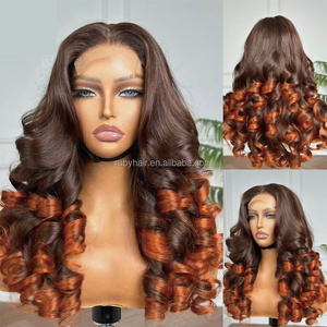 Perruque Lace Front HD Transparente sans <span class=keywords><strong>Colle</strong></span> 13x4, Cheveux Vietnamiens Bouclés Élastiques, Vierge Remy, Personnalisable, Vente en Gros - Product Image 3