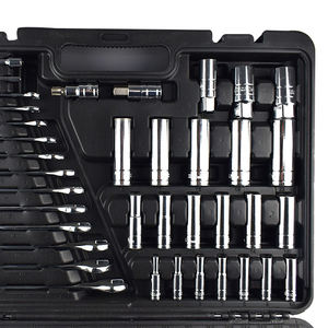 Jeu de clés à douille, jeu de clés à douille, jeu d'outils de <span class=keywords><strong>mécanicien</strong></span>, jeu de clés hexagonales pour réparation de voiture, moteur, 215 pièces - Product Image 3