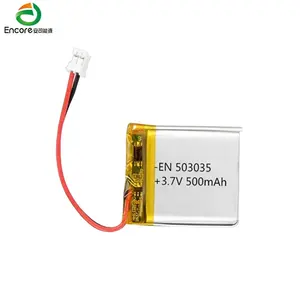 En 503035 500Ah OEM Chất Lượng Cao Thông Minh Li Polymer Phẳng Có Thể Sạc Lại Pin Lithium Ion 3.7 V