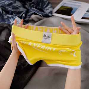 Boxers <span class=keywords><strong>assortis</strong></span> pour <span class=keywords><strong>couple</strong></span> grande taille, <span class=keywords><strong>sous</strong></span>-vêtements de sport respirants en coton, shorts imprimés unisexes pour hommes et femmes - Product Image 6