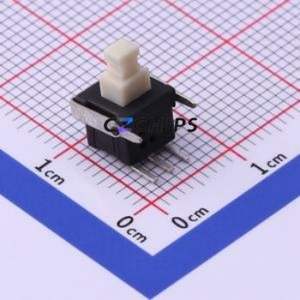 K8-5854P-N1 Push Button Switch Through hole Component (THT) Switch No Lock Square Plunger Through Hole 100mA - Product Image 1