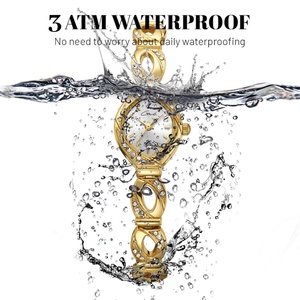 Reloj de Cuarzo de Lujo para Mujer en Oferta, con Correa de Acero Inoxidable Personalizable, Caja Cuadrada, Movimiento Miyota, en Caja - Product Image 5