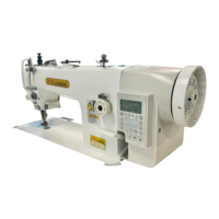 Machine à coudre industrielle HUAMEI à point noué, à une aiguille, avec pied entraîneur, moteur haute vitesse et haute précision 550W – Offre spéciale