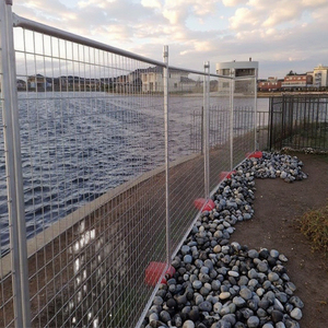 Xách Tay 6-Chân Tạm Thời Hàng Rào Bảng Điều Chỉnh Dây Sắt Cọc Mạ Kẽm Chân Tùy Chỉnh Màu Sắc Dễ Dàng Lắp Ráp Thối Bằng Chứng Cho Chó Áo - Product Image 5