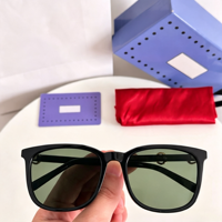 Lunettes de soleil rétro de marque célèbre, style tendance 2026, monture carrée intégrale souple TR90, protection UV400 dégradée